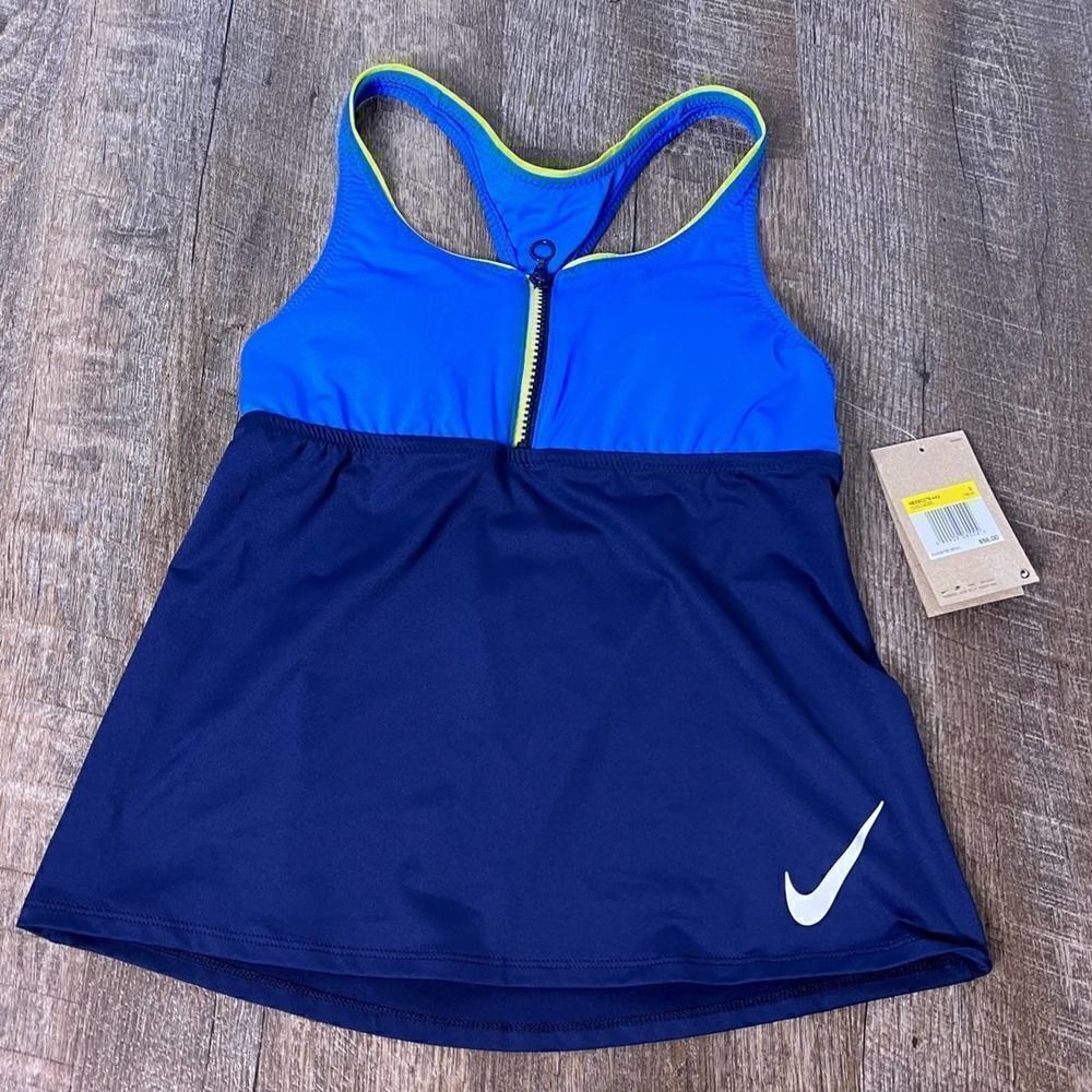 Nike Colorblock‎ Racerback Tankini Top-Small